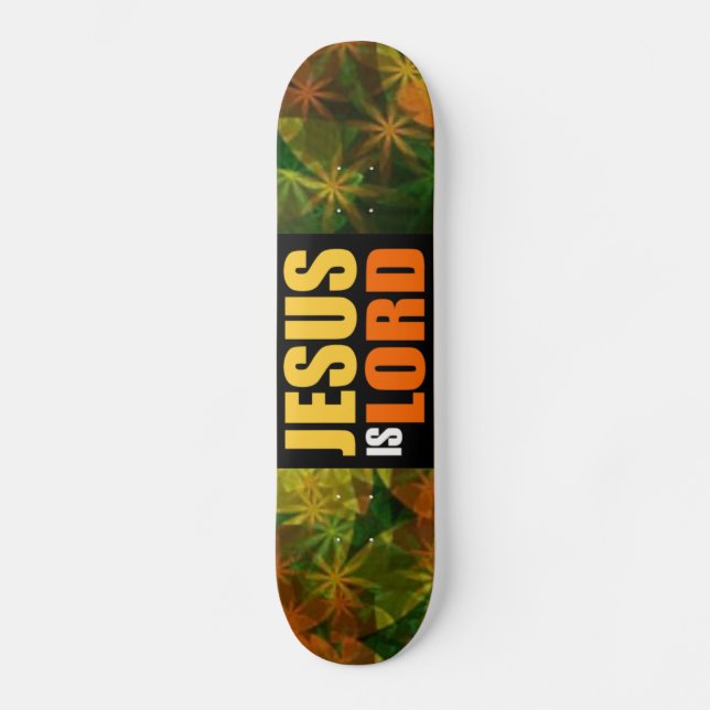 Skateboard Jésus est seigneur YO (Recto)
