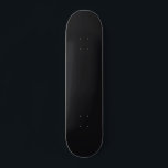 Skateboard Jet noir couleur solide<br><div class="desc">Jet noir couleur solide</div>