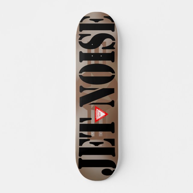 Skateboard Jet Noise Desert Skate (Devant)