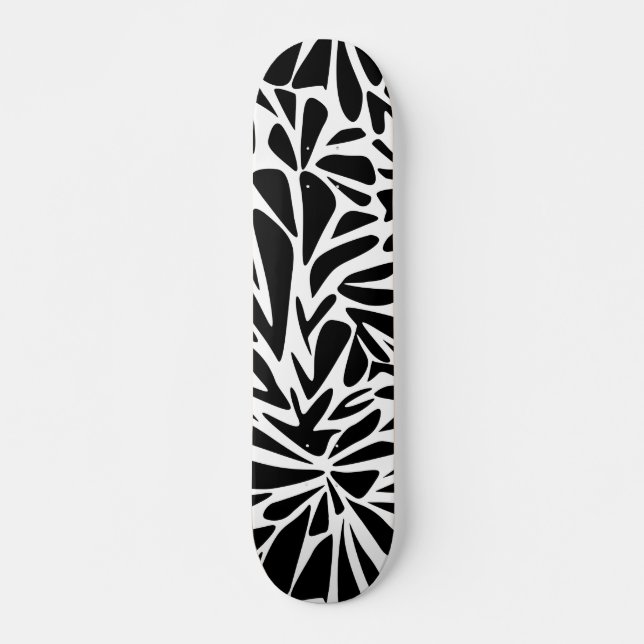 Skateboard Jeter Oreiller Abstrait moderne (Devant)