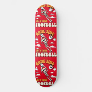 Skateboard Jeu Heure Jouons au football Halloween Drôle