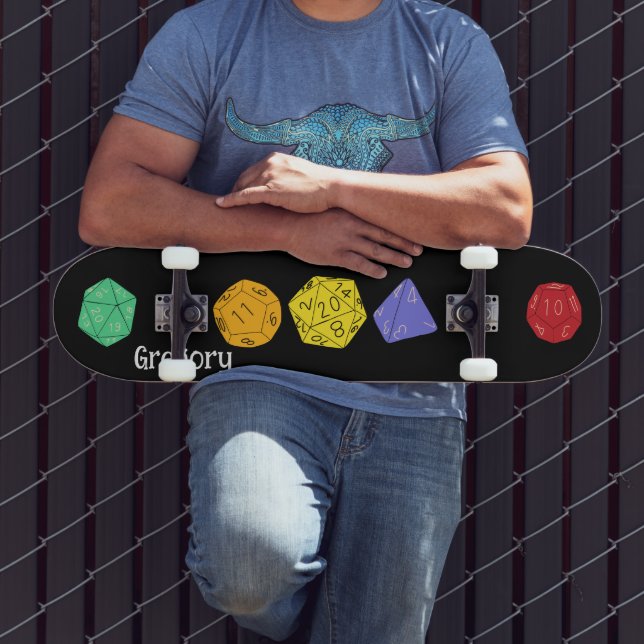 Skateboard Jeu RPG Dice, Conseil, Jeux d'Imaginaire Personnal (Extérieur 3)