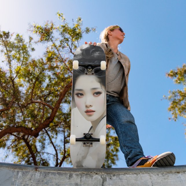 Skateboard Jeune fille Geisha (Extérieur 1)