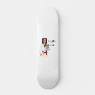 Skateboard Jiu Jitsu Dad Custom Photos and Handwritten Text
