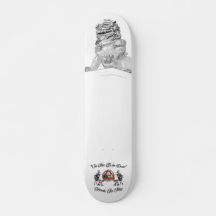 Skateboard Jiu Jitsu pour le dragon chinois et mort
