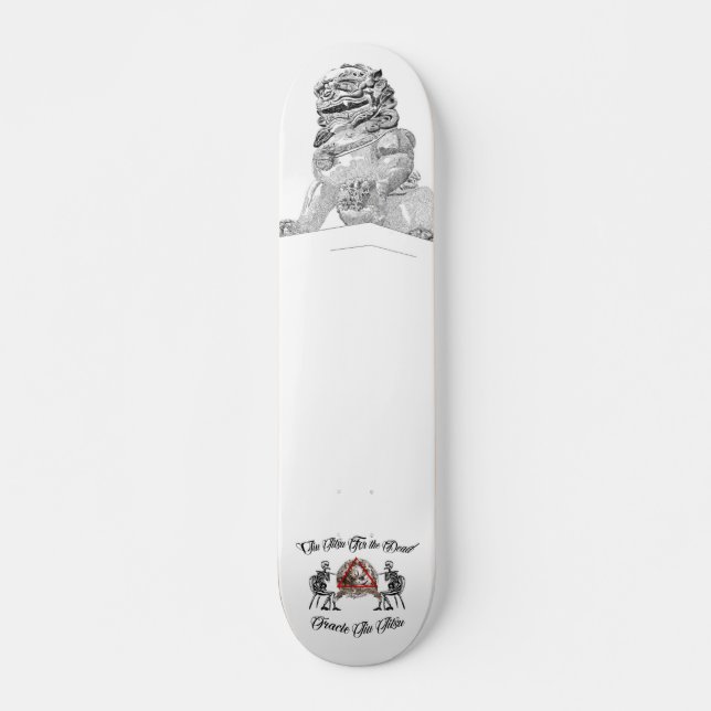 Skateboard Jiu Jitsu pour le dragon chinois et mort (Devant)