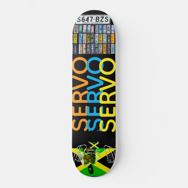 SKATEBOARD JMT AUSTRALIE. SERVO. JMT PRO (Recto)