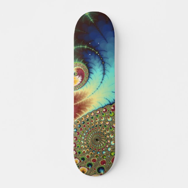 Skateboard Joanie 50 Fractal Art (Devant)