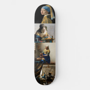 Skateboard Johannes Vermeer - Grille des chefs-d'oeuvre