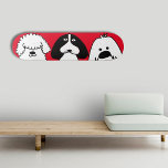 Skateboard Joli Dessin Cartoon Chien Jouant Conception Animau<br><div class="desc">Montrez votre amour pour les chiens et la culture du patinage avec cette adorable plate-forme de skate board rose, avec un trio ludique de petits de style dessin animé ! Le design ludique et minimaliste en fait un endroit parfait pour les amoureux de les chiens, les toiletteurs et les patineurs...</div>