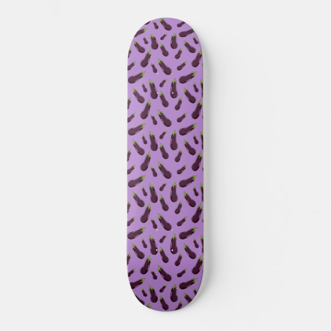 Skateboard Joli Eggplant motif Jeter Pillow iPad Pro (Recto)