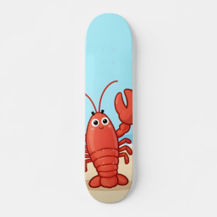 Skateboard Joli homard à la plage