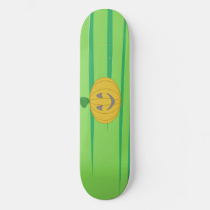 Skateboard Jolie Citrouille Orange Récolte Joyeuse
