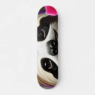 Skateboard Jolie Parfum Avec Fleurs
