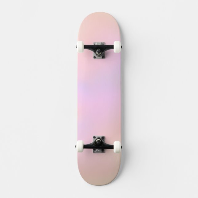 Skateboard Jolies couleurs pastel entrelacées (Recto)