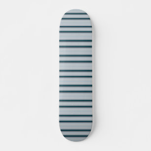 Skateboard Jolies rayures gris bleu 