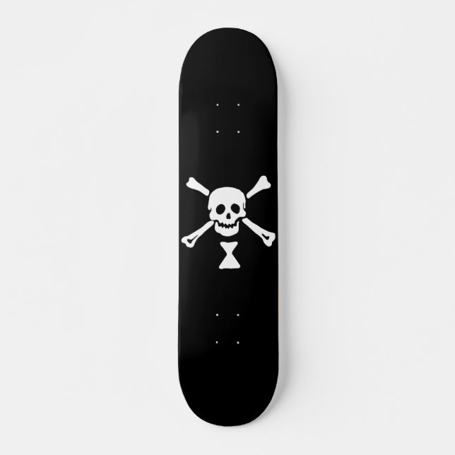 Skateboard Jolly roger Drapeau Emanuel Wynne Pirate (Devant)