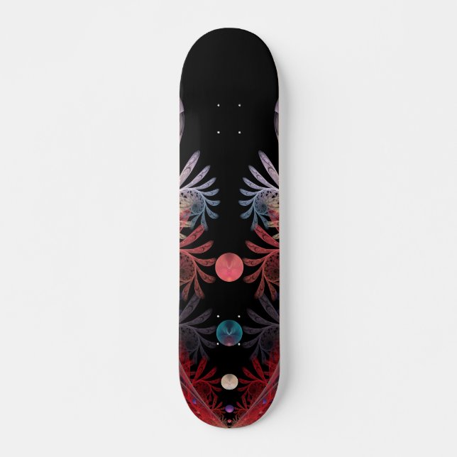 Skateboard Jonglage Abstrait Art moderne Imaginaire fractal (Devant)
