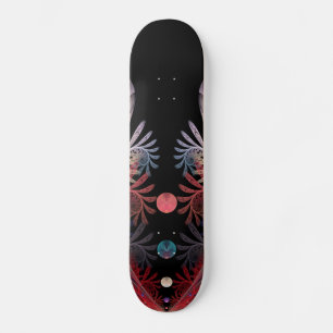 Skateboard Jonglage Abstrait Moderne Fantaisie Art Fractal