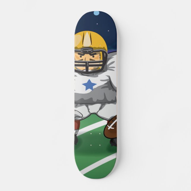 Skateboard joueur de football américain (Recto)