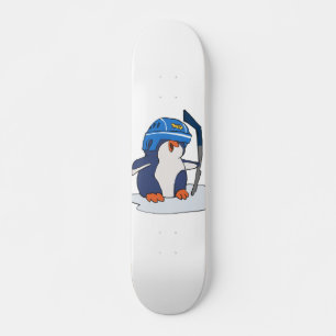 Skateboard Joueur de hockey sur pingouin  choisir la couleur 