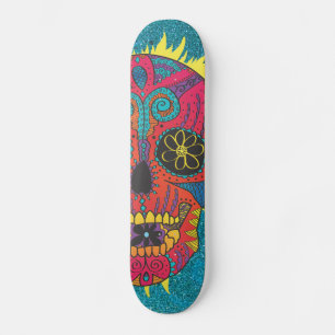 Skateboard Jour de parties scintillant de la conception de ta