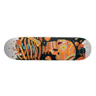 Skateboard Jour du squelette mort - Dia de los muertos