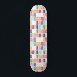 Skateboard Joyaux d'aquarelle couleur vive<br><div class="desc">Le pop parfait des couleurs vives avec ces joyaux amusants d'aquarelle sur ce skateboard ludique.</div>