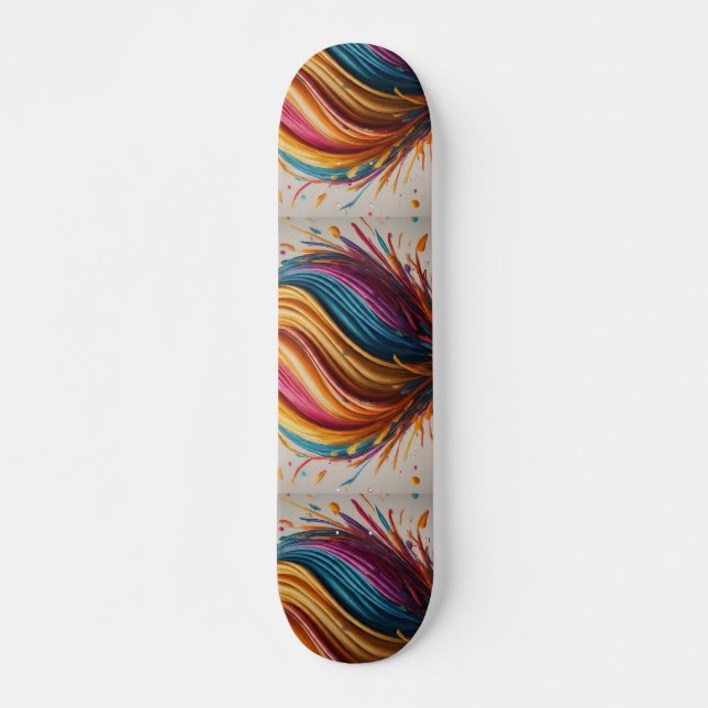 Skateboard Joyeux anniversaire (Devant)