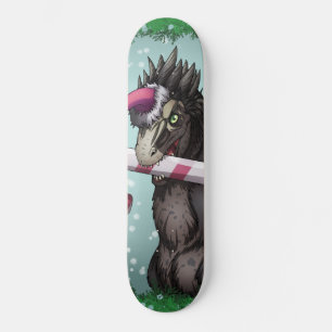 Skateboard Joyeux dinosaure de Noël