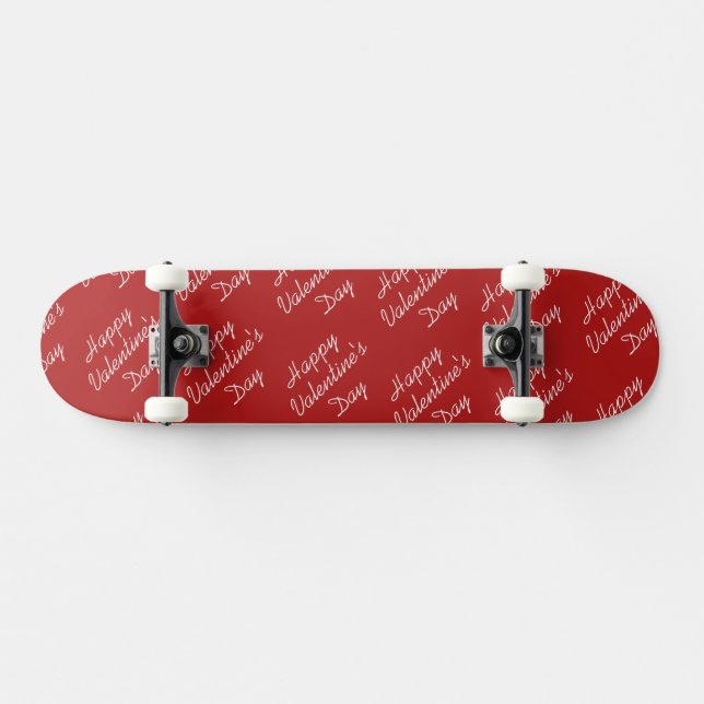 Skateboard Joyeux modèle de texte pour la Saint-Valentin Styl (Horz)