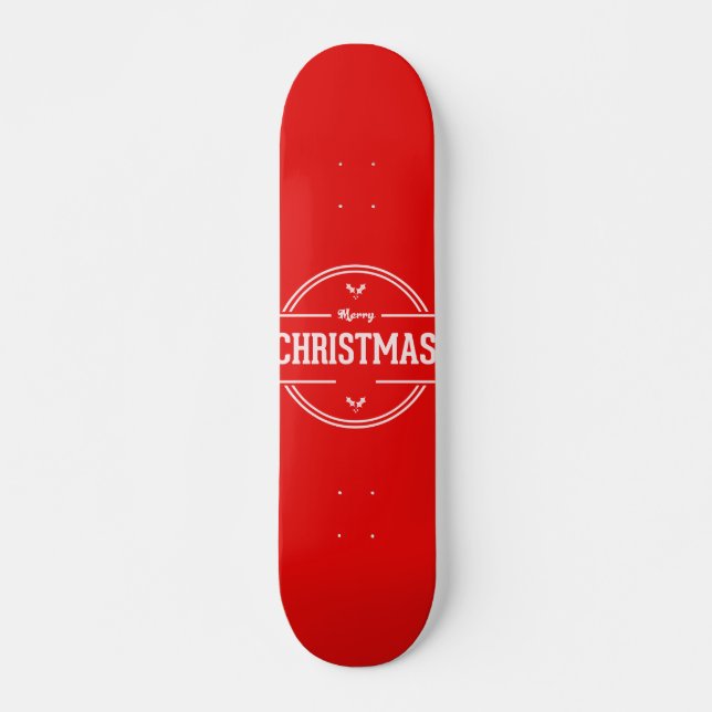 Skateboard Joyeux Noël (Devant)