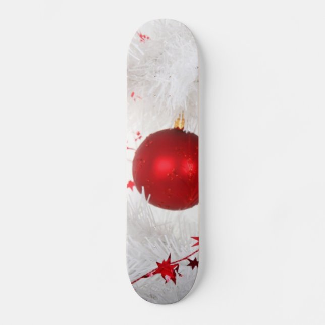 Skateboard Joyeux Noël planche à roulettes (Recto)