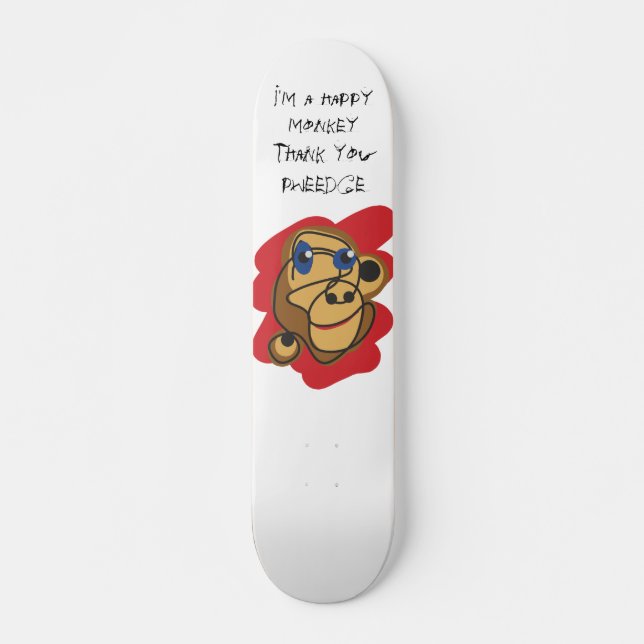 Skateboard Joyeux pont de singe (Devant)