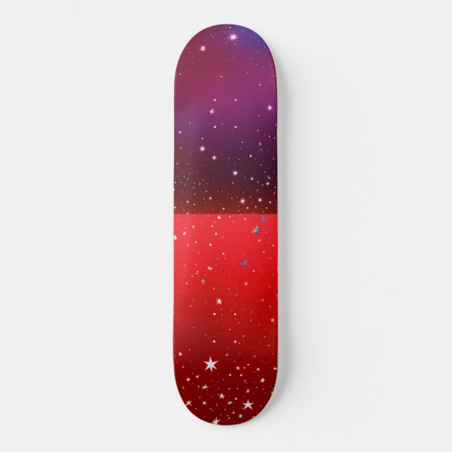 Skateboard Jumelé en rouge (Recto)