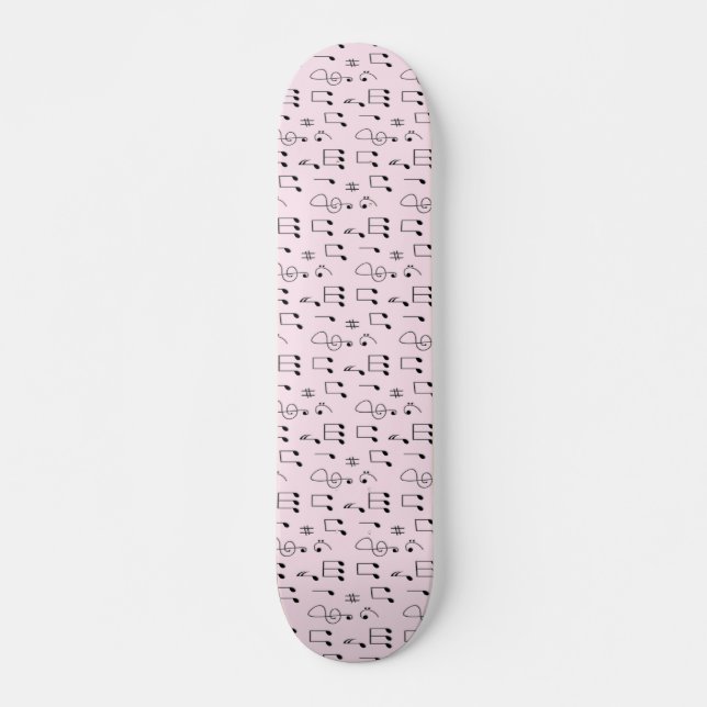 Skateboard Just Noté Rose (Devant)