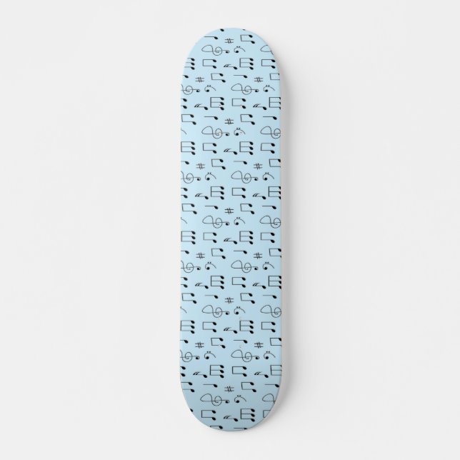 Skateboard Just Noted Blue (Devant)