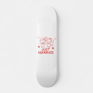 Skateboard Juste marié
