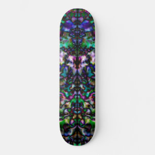 Skateboard Kaléidoscope psychédélique coloré