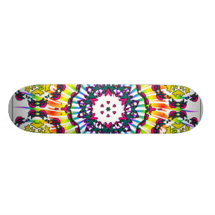 Skateboard Kaleidoscope & Spiral Design : Tableau de bord per