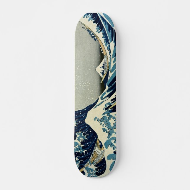 Skateboard Katsushika Hokusai dans La Grande Vague au large d (Devant)