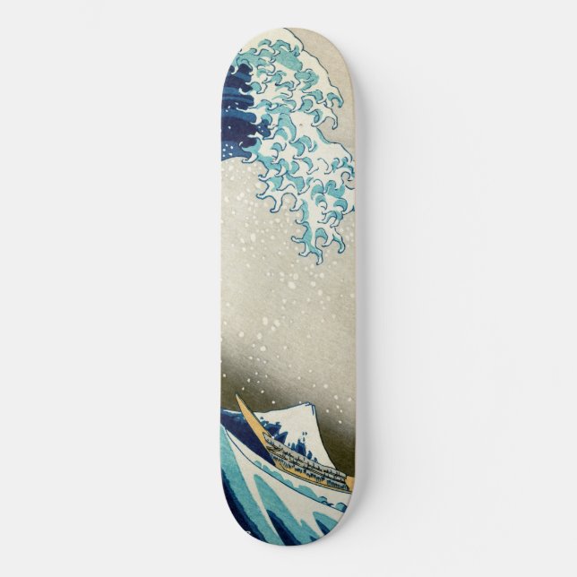 Skateboard Katsushika Hokusai - La Grande vague au large de K (Recto)