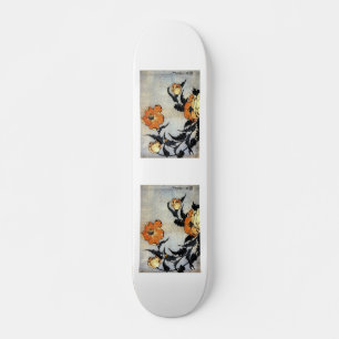 Skateboard Katsushika Hokusai Ukiyo-e Woodcut Imprimer - Popp