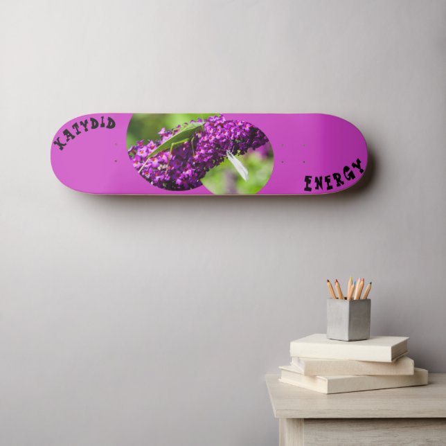 Skateboard katydid planche à roulettes énergie (Art mural (Horz))
