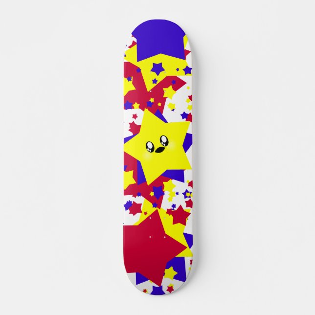 SKATEBOARD KAWAII STARS COSMIC BURST (Devant)