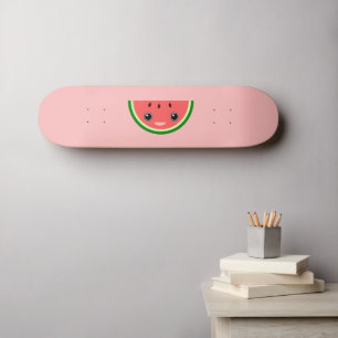 Skateboard Kawaii Watermelon mignon rose