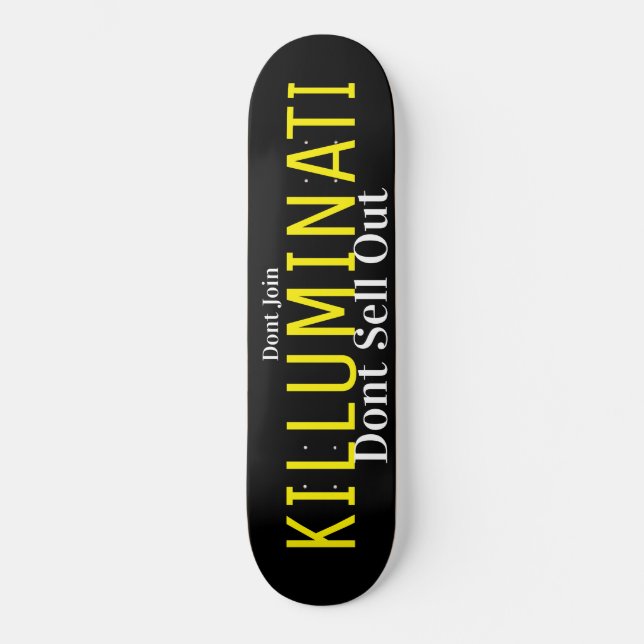 Skateboard KILLUMINATI (Recto)