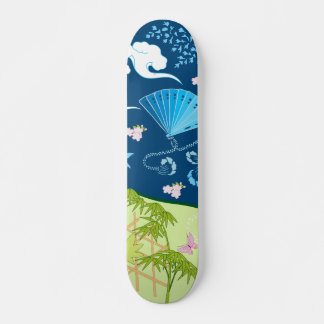 Skateboard Kimono bleu