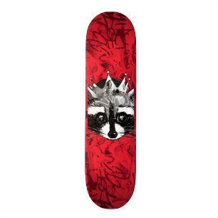 Skateboard King Raccoon