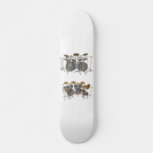 Skateboard Kit de batterie à 10 pièces : Modèle 3D : Tableau